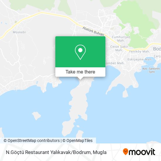 N.Göçtü Restaurant Yalıkavak / Bodrum map