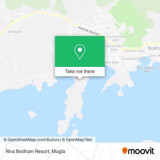 Riva Bodrum Resort map