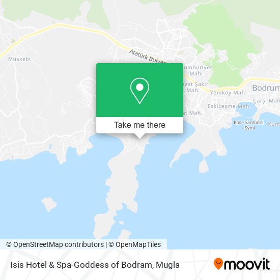 Isis Hotel & Spa-Goddess of Bodram map