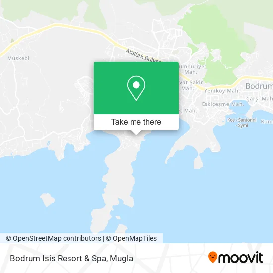 Bodrum Isis Resort & Spa map