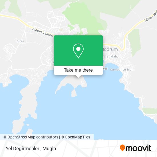 Yel Değirmenleri map