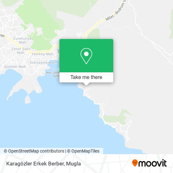 Karagözler Erkek Berber map