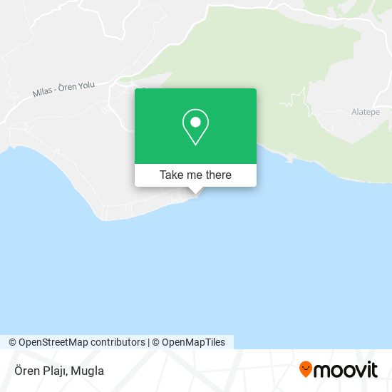 Ören Plajı map