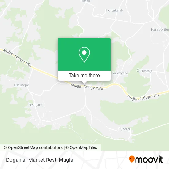 Doganlar Market Rest map