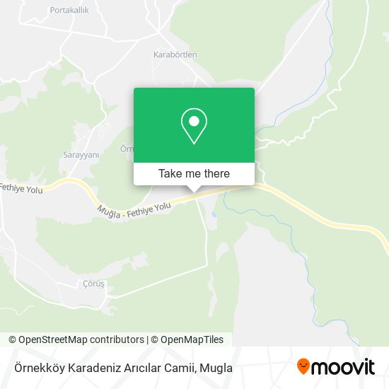 Örnekköy Karadeniz Arıcılar Camii map