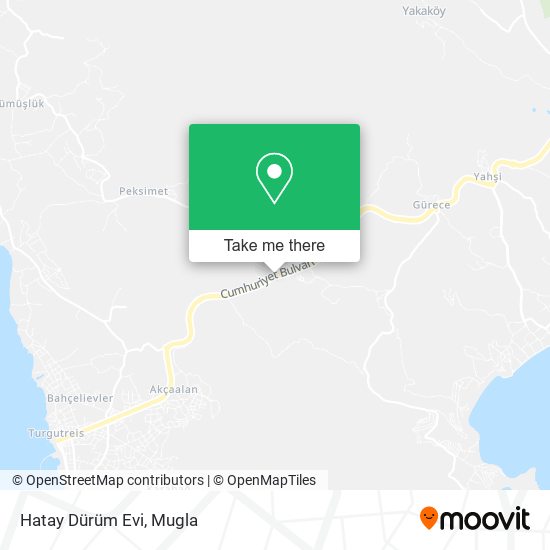 Hatay Dürüm Evi map