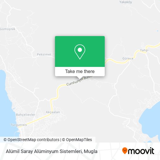 Alümil Saray Alüminyum Sistemleri map