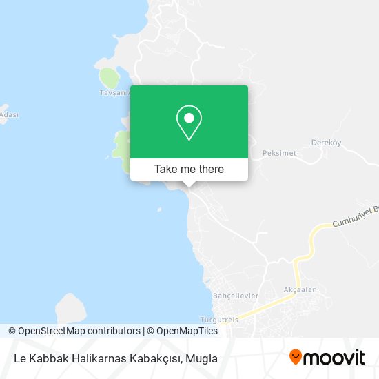 Le Kabbak Halikarnas Kabakçısı map