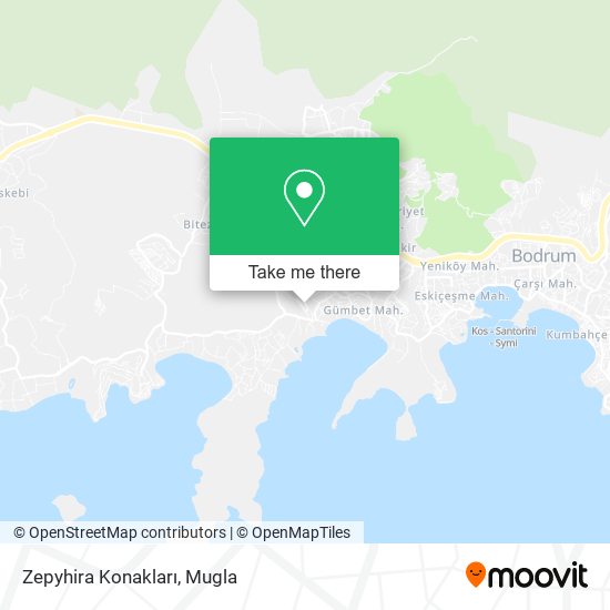 Zepyhira Konakları map