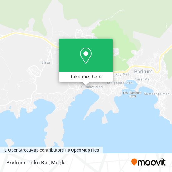 Bodrum Türkü Bar map
