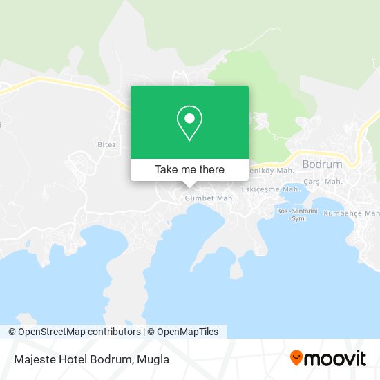 Majeste Hotel Bodrum map