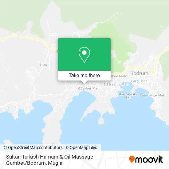 Sultan Turkish Hamam & Oil Massage - Gumbet / Bodrum map