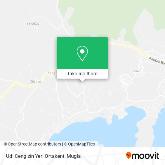 Udi Cengizin Yeri Ortakent map