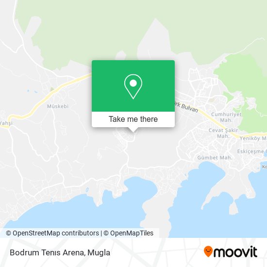 Bodrum Tenıs Arena map