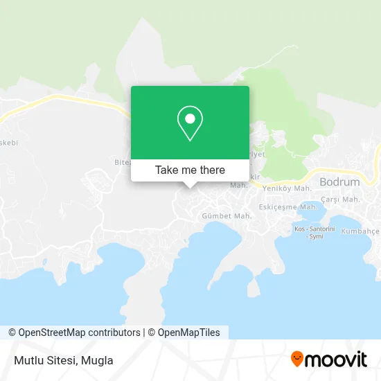Mutlu Sitesi map