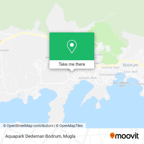 Aquapark Dedeman Bodrum map