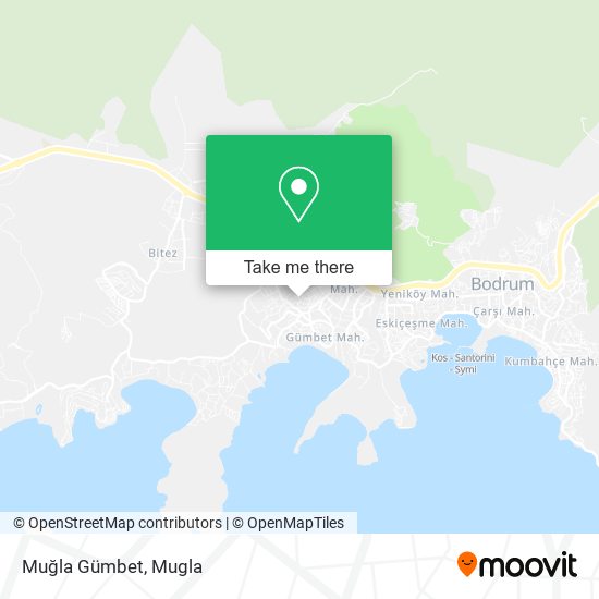 Muğla Gümbet map