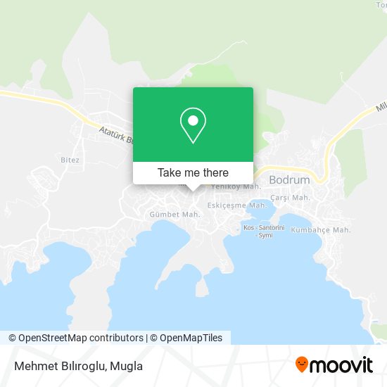 Mehmet Bılıroglu map