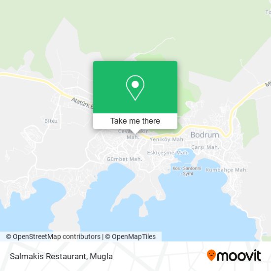 Salmakis Restaurant map