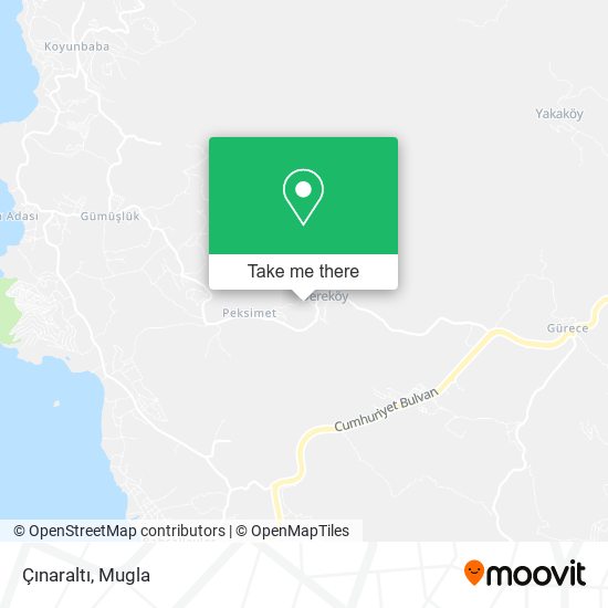 Çınaraltı map
