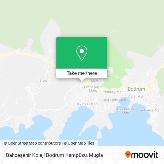 Bahçeşehir Koleji Bodrum Kampüsü map