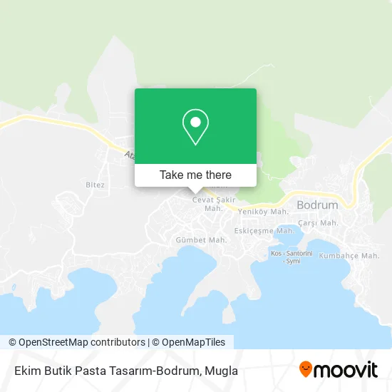 Ekim Butik Pasta Tasarım-Bodrum map