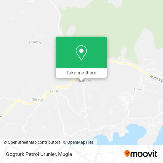 Gogturk Petrol Urunler map