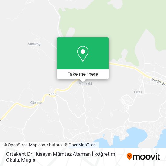 Ortakent Dr Hüseyin Mümtaz Ataman İlköğretim Okulu map