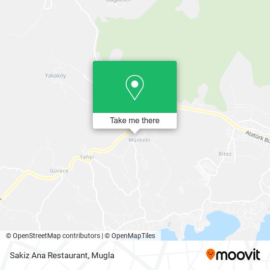 Sakiz Ana Restaurant map