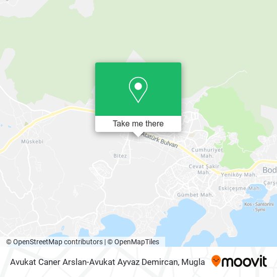 Avukat Caner Arslan-Avukat Ayvaz Demircan map