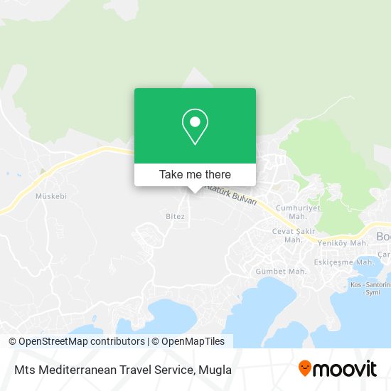 Mts Mediterranean Travel Service map