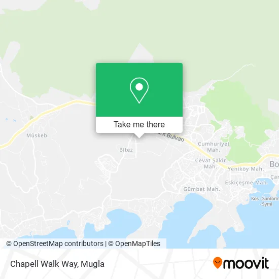 Chapell Walk Way map