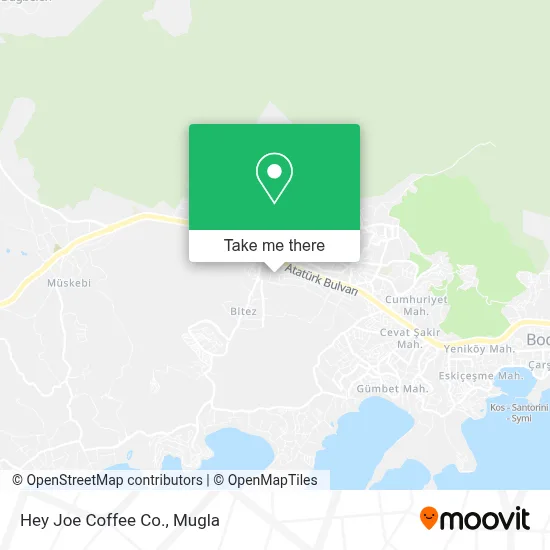 Hey Joe Coffee Co. map