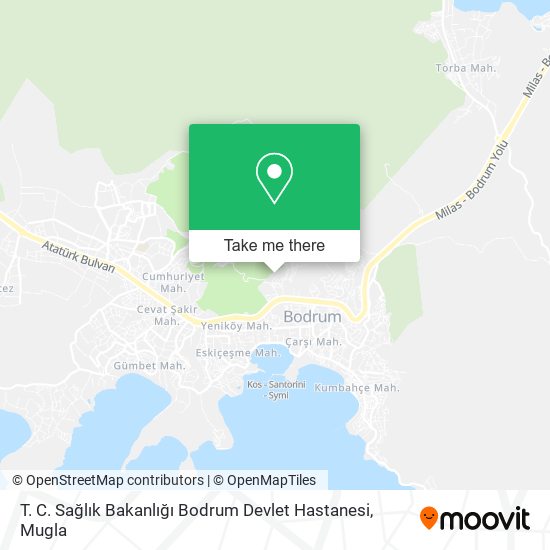 T. C. Sağlık Bakanlığı Bodrum Devlet Hastanesi map