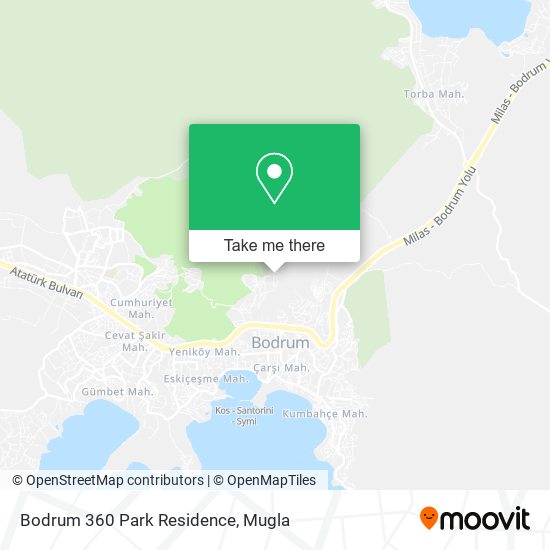 Bodrum 360 Park Residence map