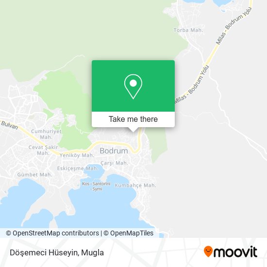 Döşemeci Hüseyin map