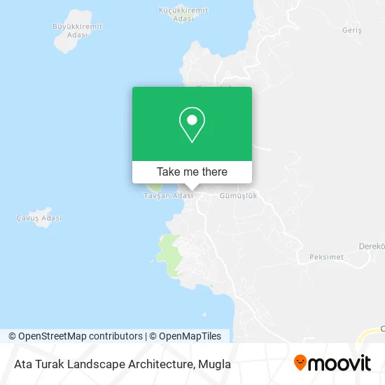 Ata Turak Landscape Architecture map