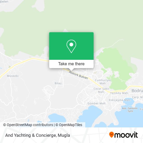 And Yachting & Concierge map