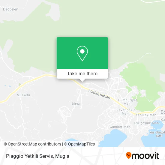 Piaggio Yetkili Servis map