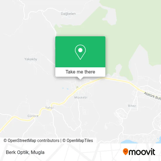 Berk Optik map