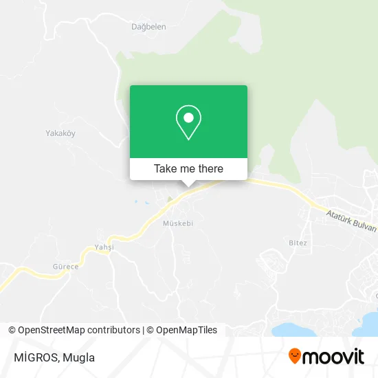 MİGROS map