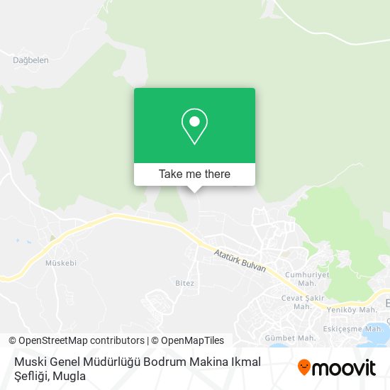Muski Genel Müdürlüğü Bodrum Makina Ikmal Şefliği map
