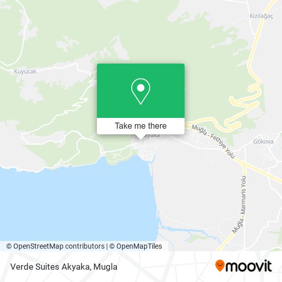 Verde Suites Akyaka map