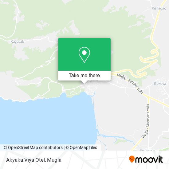 Akyaka Viya Otel map