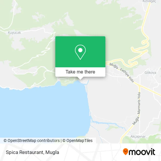 Spica Restaurant map