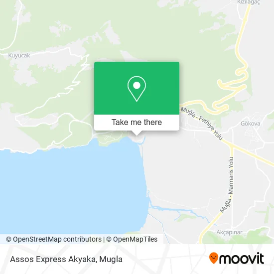 Assos Express Akyaka map