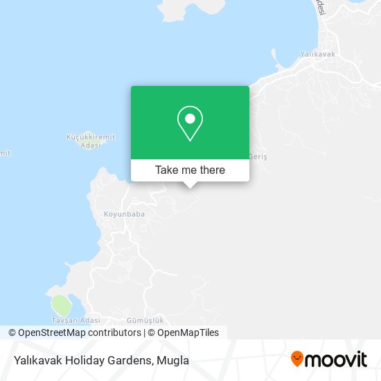 Yalıkavak Holiday Gardens map