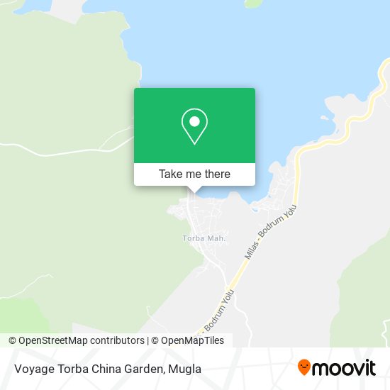 Voyage Torba China Garden map