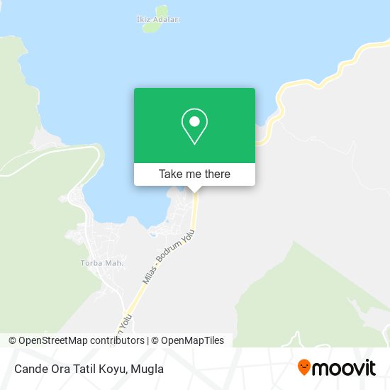 Cande Ora Tatil Koyu map