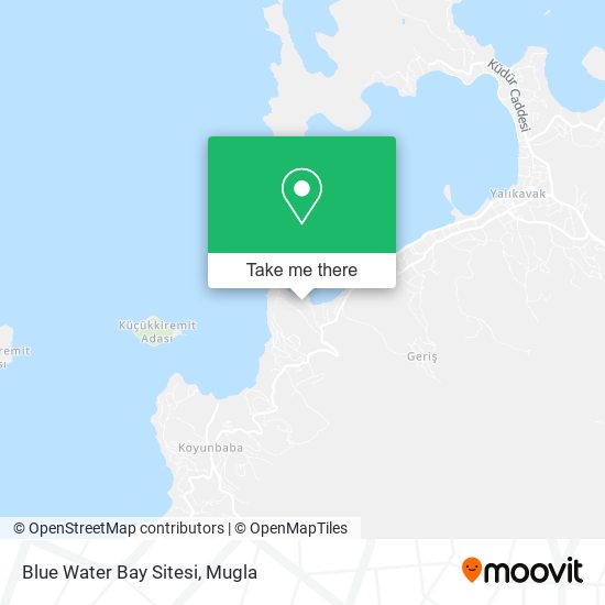 Blue Water Bay Sitesi map
